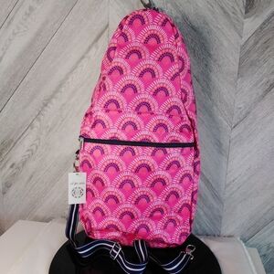 All For Color "Valley Girl" Ladies Pickleball Sling Bag Pink